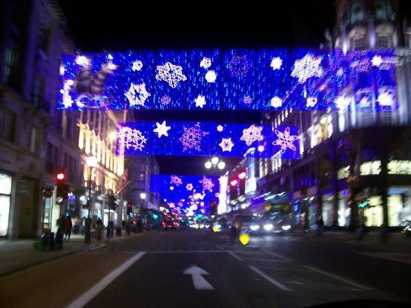Piccadilly Circus Christmas Lights