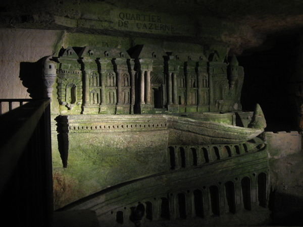 Carvings in the Catacombs, Paris