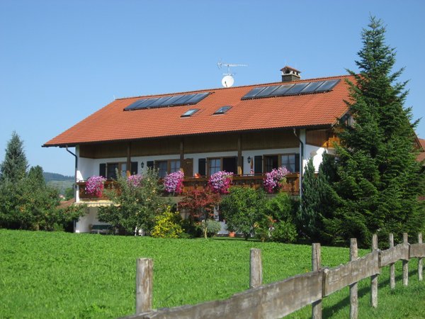 Typical Giant German Barn House (with solar panels), Lake Forggensee