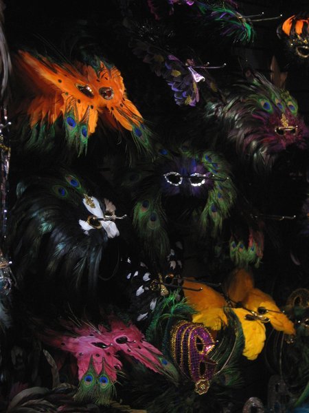 Mardi Gras Masks, Decatur St, New Orleans