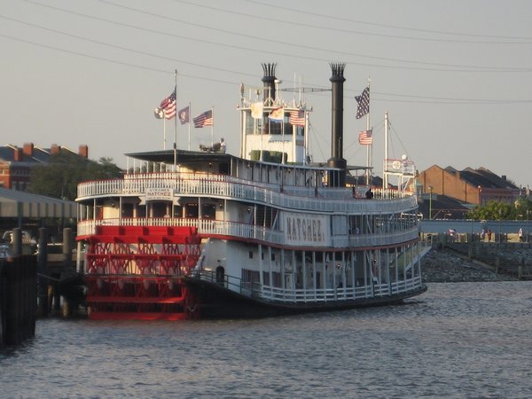 The Natchez Paddleboat, Mississippi River, New Orleans