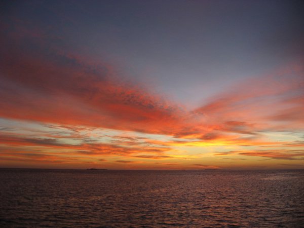 Sunset from the Sundown Bar, Angaga Island