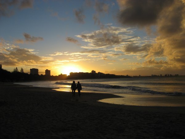 Sunset at Mooloolaba Beach, Sunshine Coast
