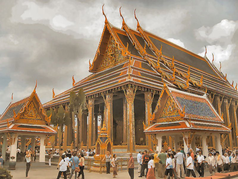 The Temple of the Emerald Buddha, Grand Palace, Bangkok