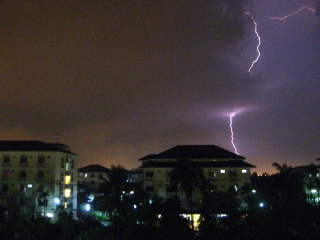 Crazy electrical storm, Bangkok