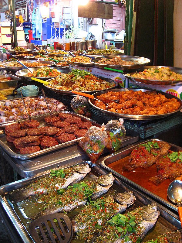 Yummy local food near Chang Pier, Bangkok