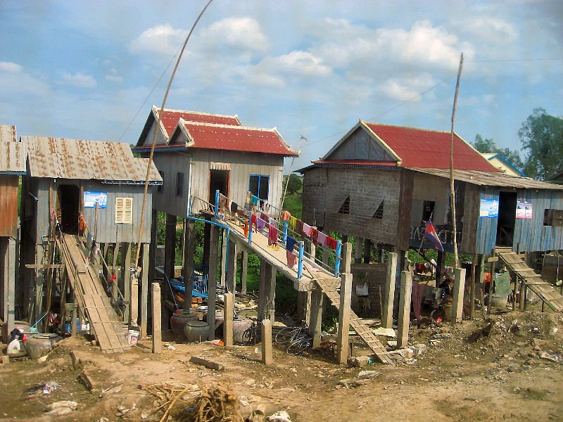 Rural Cambodian town!