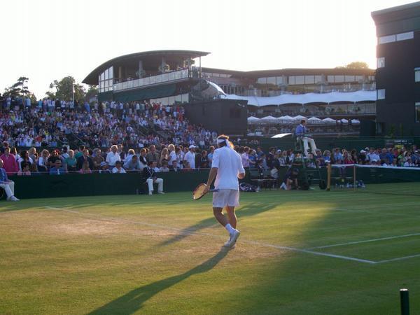 Random Player on a Minor Court, Wimbledon
