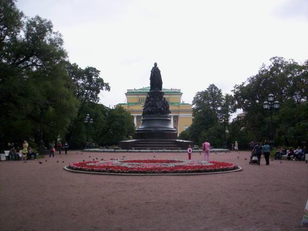 Statue of Catherine the Great, St Petersburg
