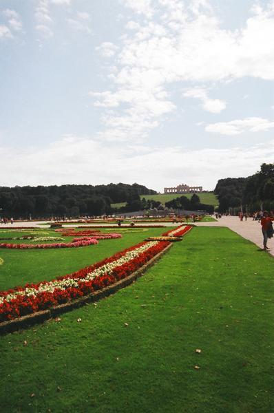 Schloss Schonbrunn Rear Gardens, Vienna, Austria
