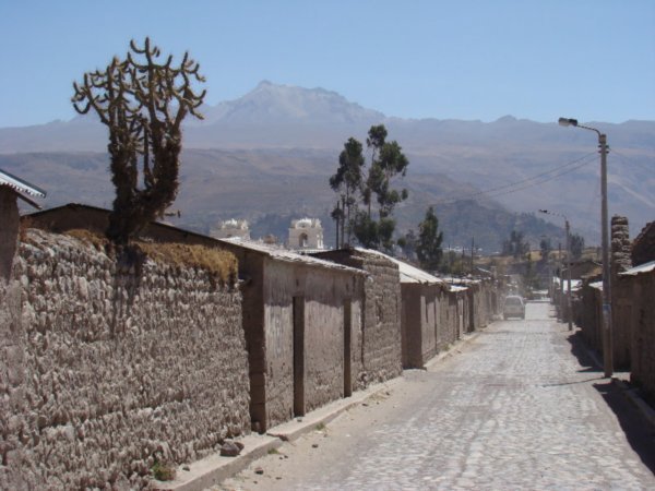 The Desserted Street Leading Into Yanque