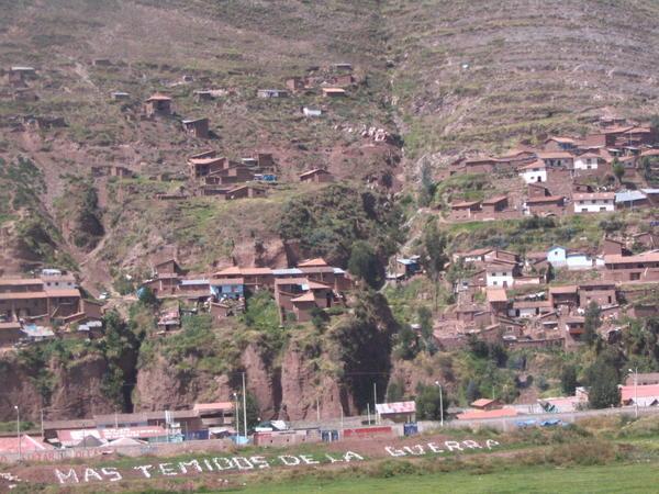 The hills around Cuzco