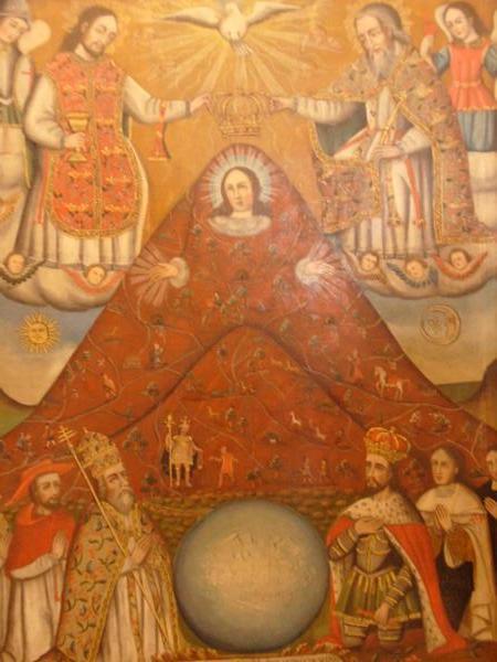 La vierge Marie en forme de Cerro de Plata...