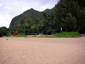 View of Haena Beach Campground