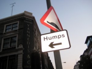 Hump warning