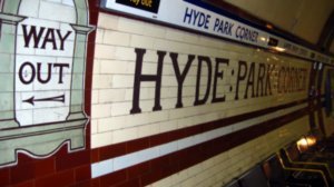 Hyde Park Tube Platform