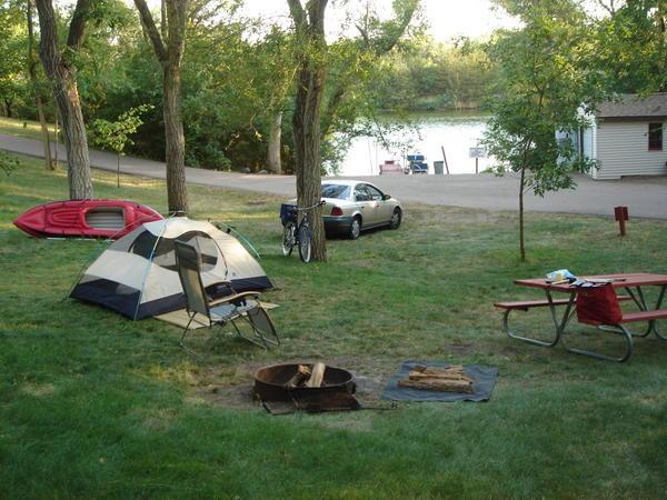 Lake Mitchell campsite