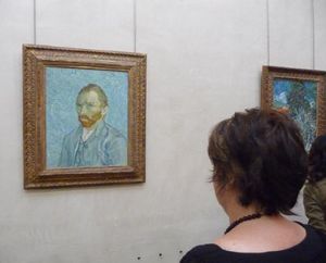 Admiring Van Gogh