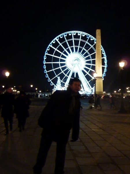 The Wheel at night