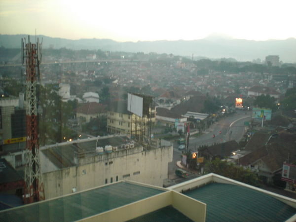 View of Bandung from my hotel room