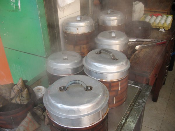 Baozi are made in this kind of pots.