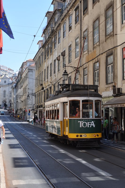 Famous trams in Lisbon
