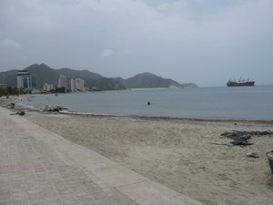 Santa Marta's quiet beach