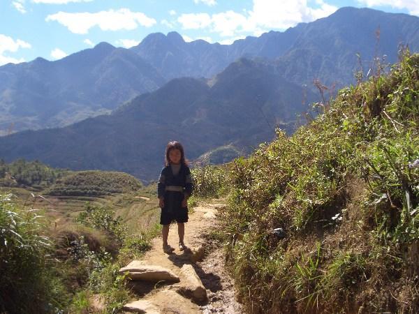 Local resident in the hills of Sapa