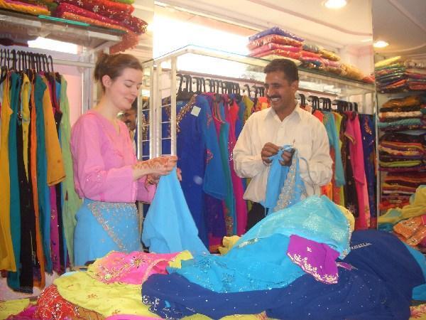 Sari shopping