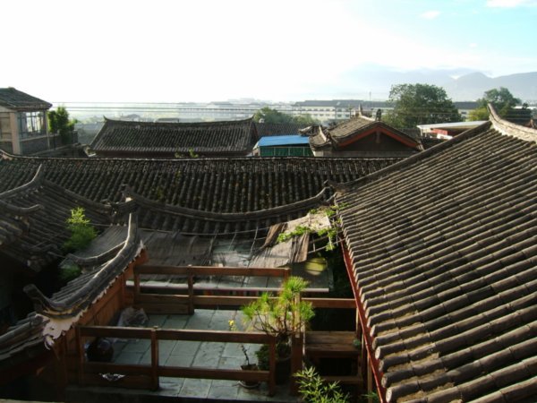 Lijiang Rooftops from our room