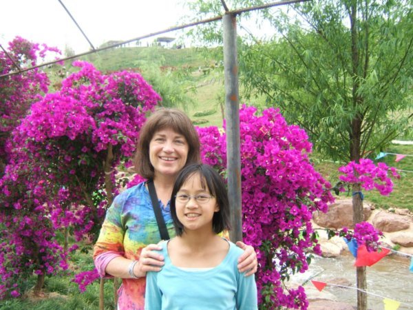 IN FRONT OF BOUGAINVILLA