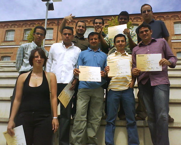 Nuestro Grupo con el Diploma