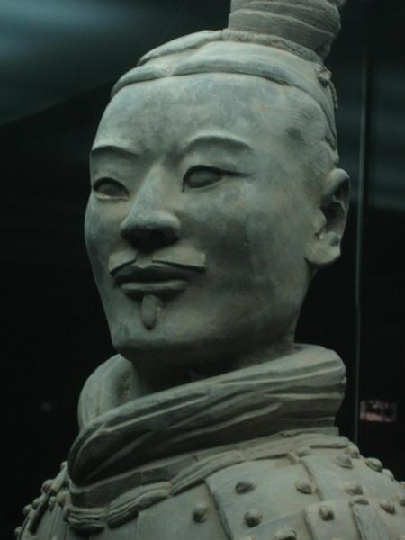 Close-Up of Terracotta Warrior 