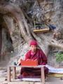 Tibetan Nun at Pharping