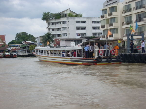 Water taxi in Bangkok