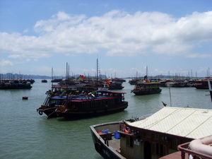 Junks at Ha Long Bay
