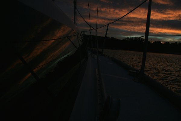Sunset over Motuihi Island