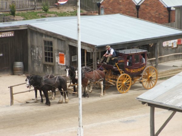Sovereign Hill horse drawn carriage