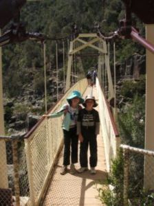 Supsension bridge, Cataract Gorge
