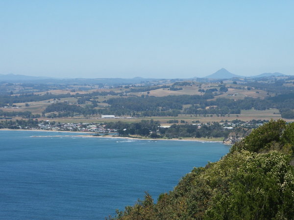 View of Wynyard from Table Cape