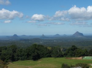 Glass House Mountains from Mary Cairncross lookout