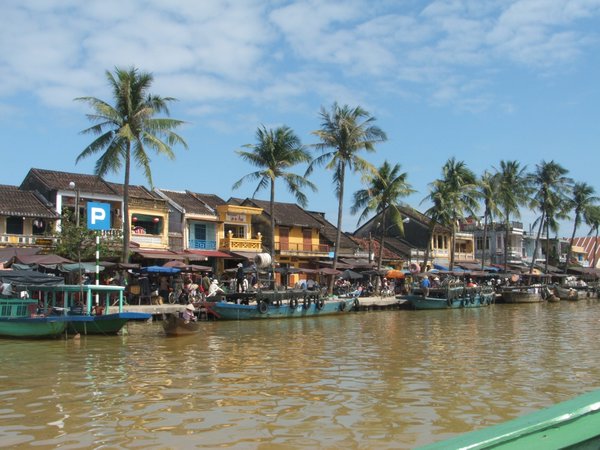 Boat trip up the Thu Bon River