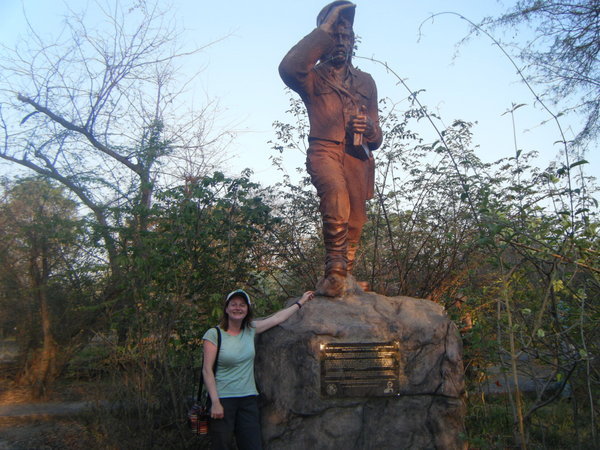 Dr Livingstone at Vic Falls