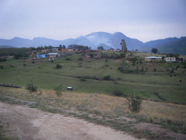 Rural scene in the Drakensberg