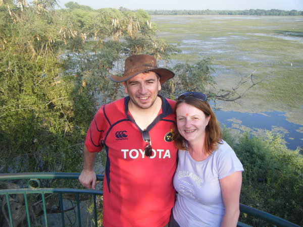 Liam and me in the marshlands