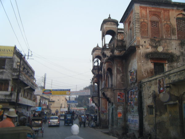 The streets of Varanasi