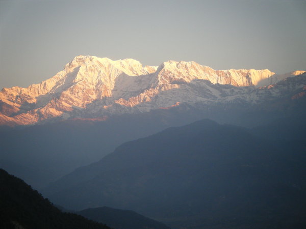 Sunrise in the Annapurnas