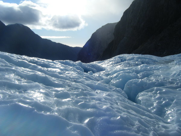 Amazing ice on the Glacier