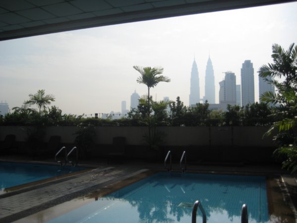 The View from the pool
