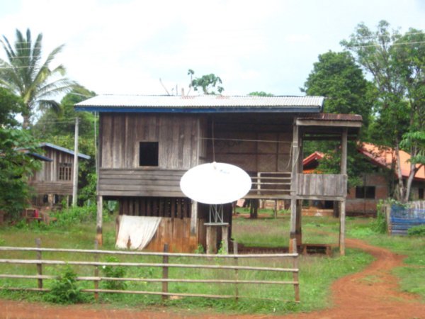 Laos houses may be small 